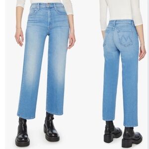 MOTHER The Rambler Zip Ankle Jeans in Going Dutch